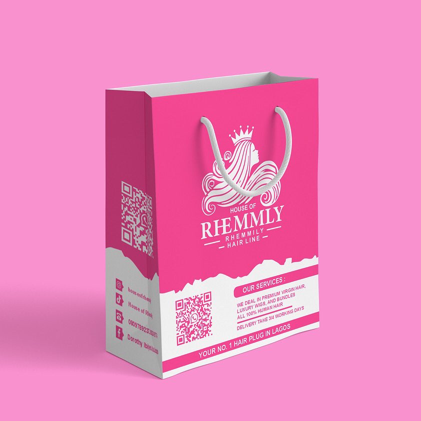 Tbello247's tweet photo. Paper bag✅
Size: A4 portrait 
MOQ: 100 pieces 
Duration: 5 working days after design approver 
Price: 70,000

For more information
👇👇👇👇
Kindly send a Dm: WhatsApp 08150244639/☎️ 07089858263

Nationwide delivery guaranteed💯 https://t.co/IX5Qa5DviB