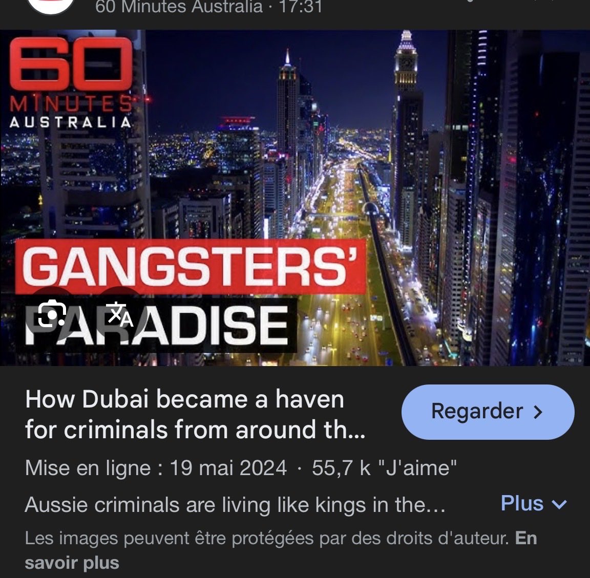 Les chefs de cartels, gangs et mafias du monde entier sont installés librement à Dubai. 

Dubai et Abu dhabi doivent être détruits