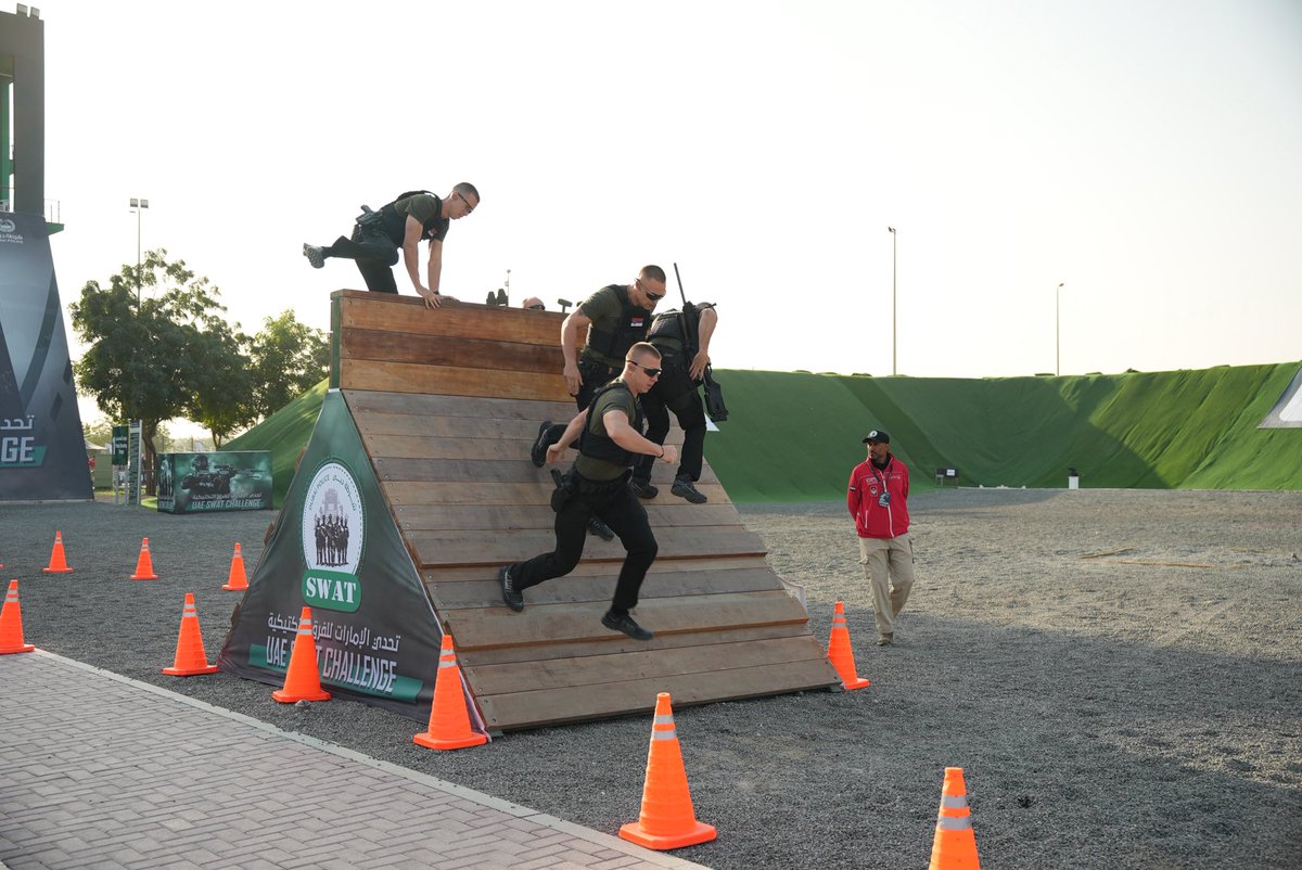 swat_challenge's tweet image. The Serbian team proves its readiness and tactical skills in tough challenges. 🇷🇸💪🏻

#UAESWATChallenge