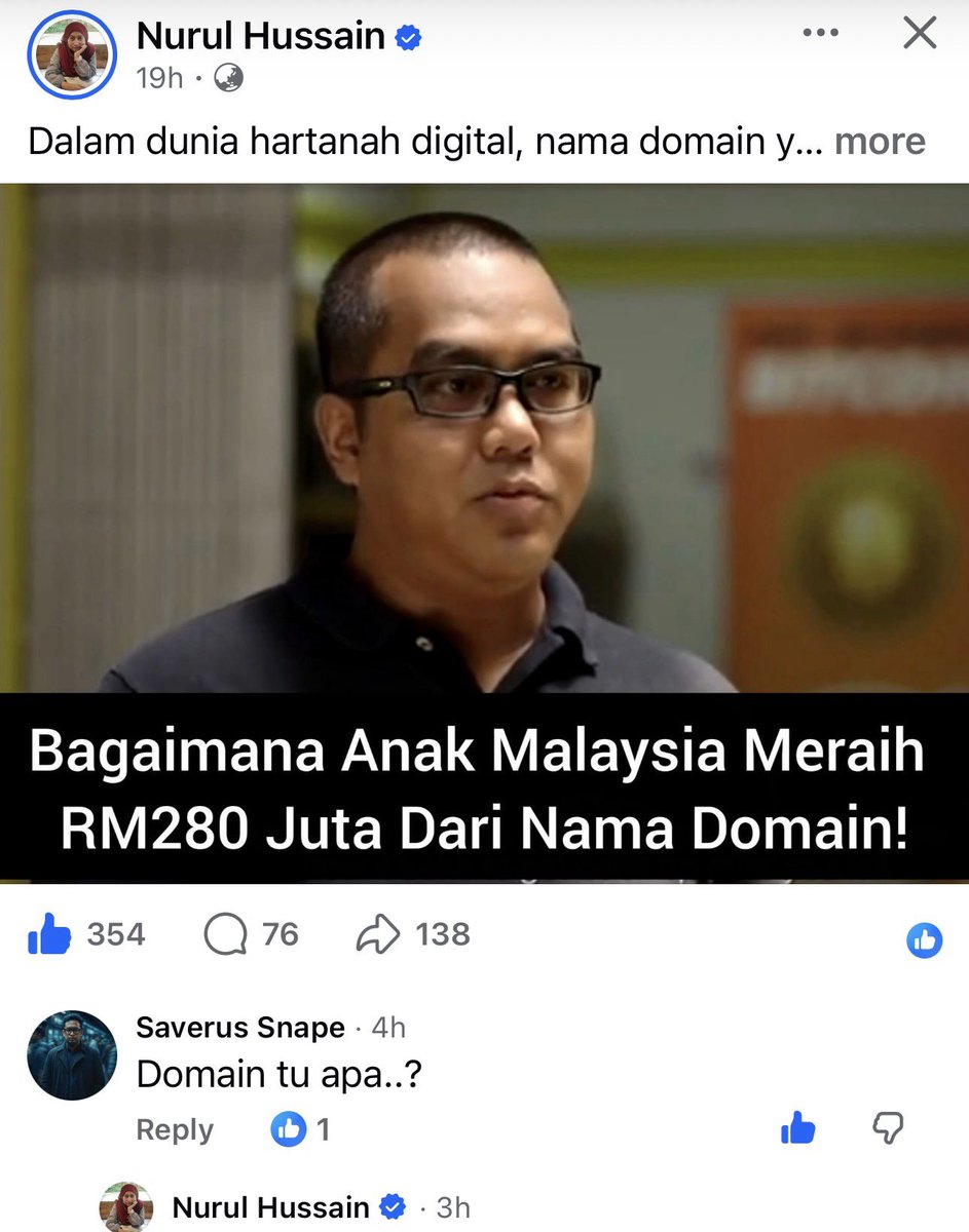 SenangOnline's tweet photo. Hehe, sebenarnya sampai hari ini, ada ramai yang belum tahu apa itu (nama) domain…

🫢 https://t.co/QKwyAfuEzS