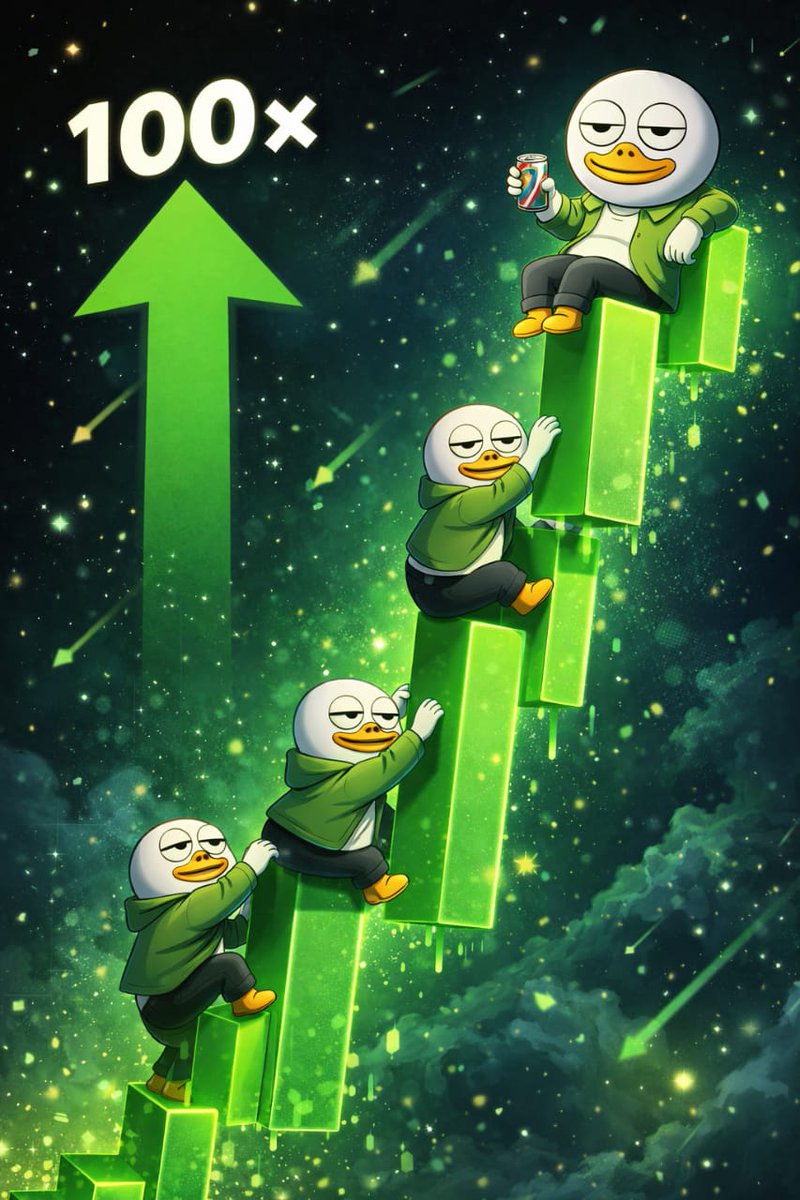 I just smile when I see people selling Chinese Duck 🦆
You think it’s over… but you have no idea what’s loading.
The ones who understand what’s coming are not selling  they’re stacking. They’re adding to their bags quietly. They see beyond the fear. They see beyond the charts.