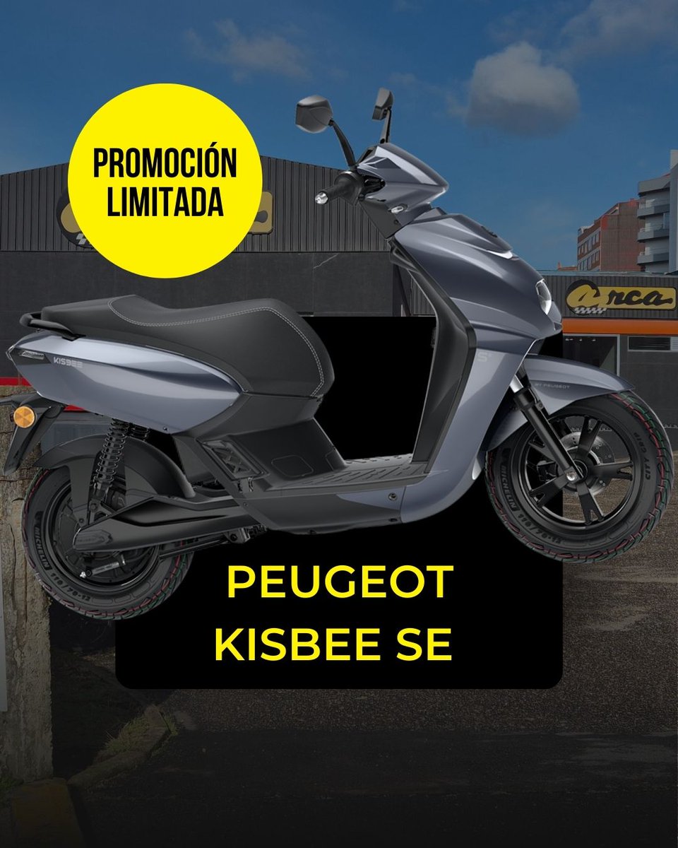 ⚡ PROMO – KISBEE SE ⚡

✨ Precio: desde 2.299 €
📋 Scooter eléctrico nuevo a estrenar.
🔋1 o 2 baterías extraíbles según la versión,
🛵 Ruedas de 12" 

Disponible en #Anca, concesionario oficial 
#PeugeotMotocycles

#KisbeeSE #KisbeeElectrico