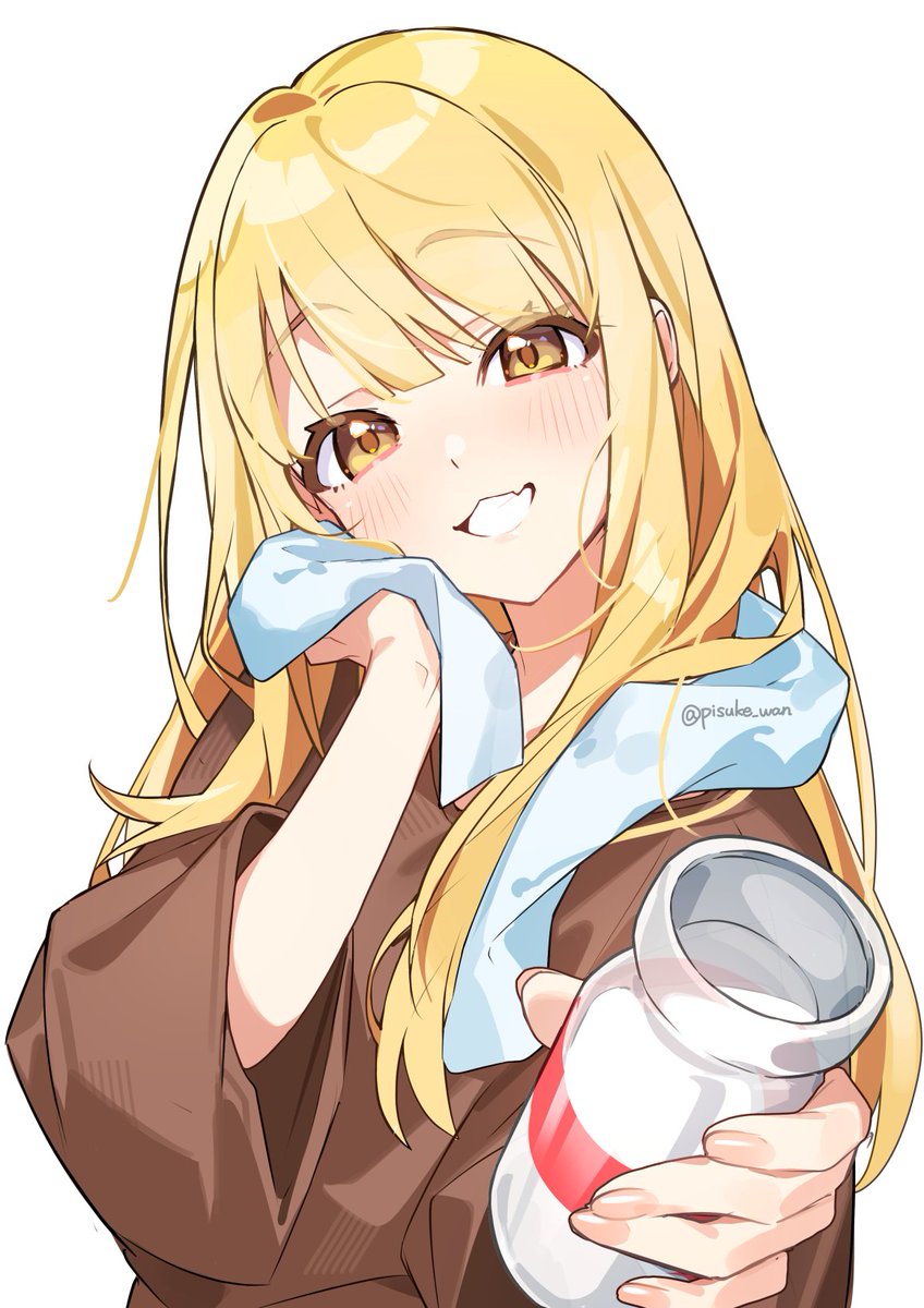 ひとくち、飲みますか💛？」 #学マスFA #藤田ことね