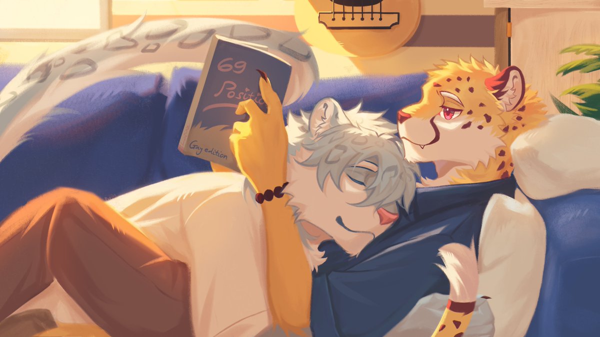 Cuddle session by <a href="/Lap1nz_art/">Lap1nz</a> 🧡🧡🧡🧡