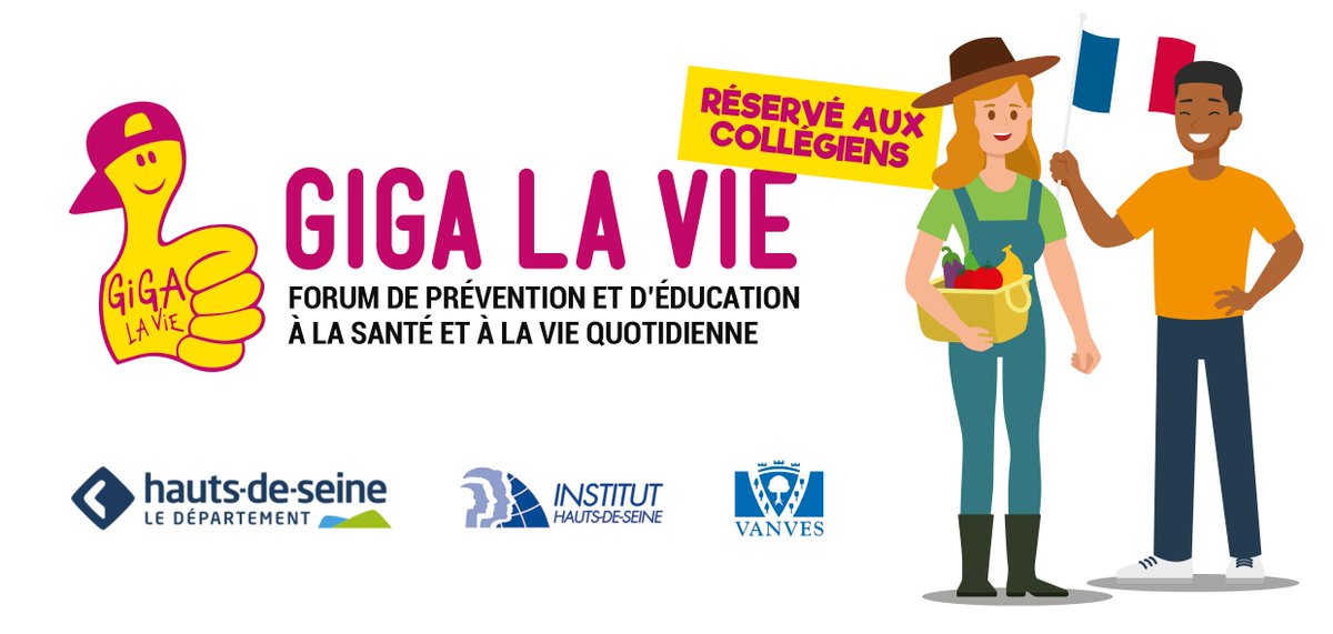 instituthds's tweet photo. ⏳ J-3 avant le forum #GigaLaVie à @VilledeVanves dans les @hautsdeseinefr !

📅 Jeudi 12 février 2026, de 8h30 à 17h30
📍 Gymnase Maurice Magne, 10-12 Rue Danton, 92170 Vanves

🩺 Plus de 40 stands pour échanger sur la santé, la prévention, le dépistage, les addictions, la nutrition, le numérique… et plein d’autres !

🔗 Infos & prochaines dates :
👉 https://t.co/mb3UEVM6ac
👉 https://t.co/PQZGonQK7s