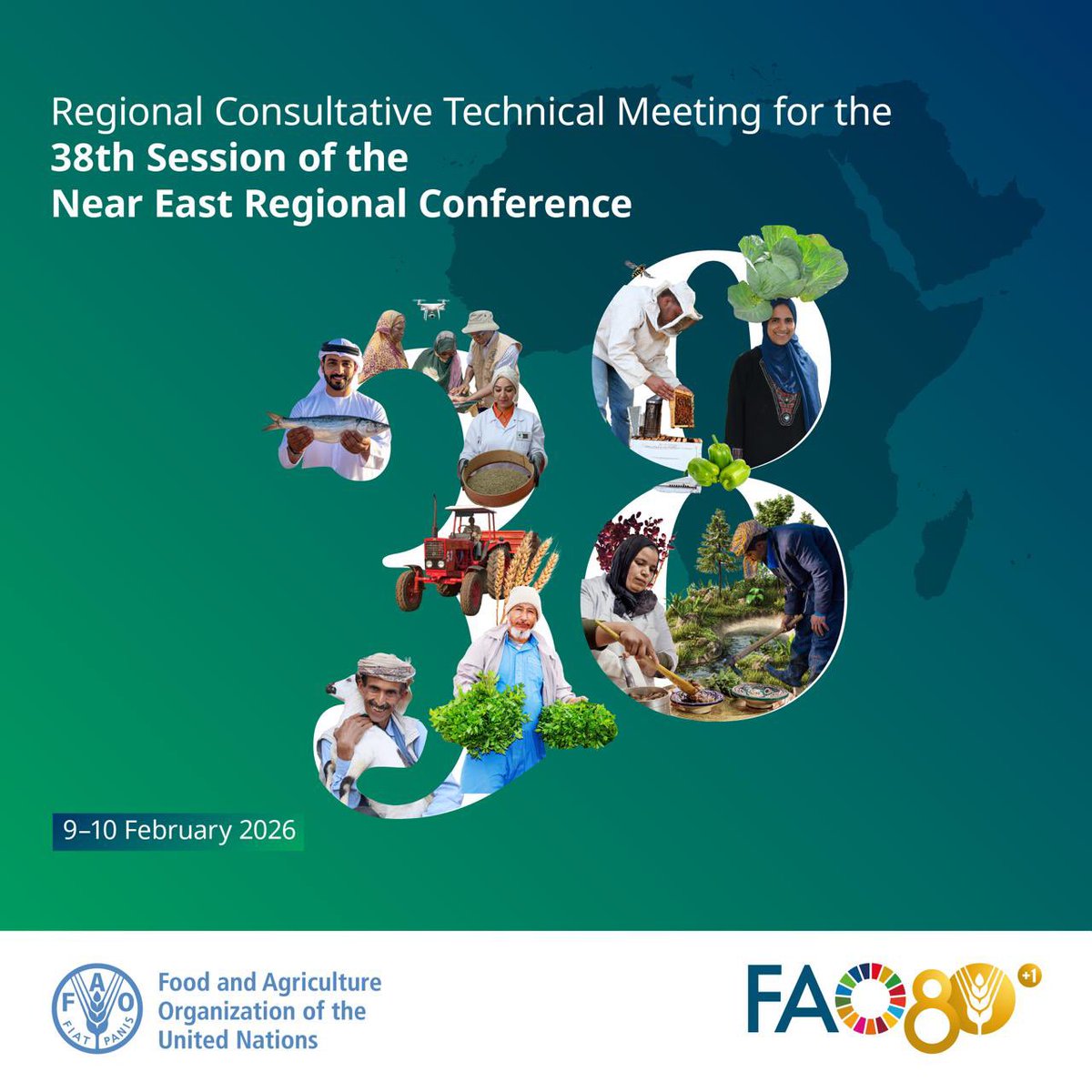 عبدالحكيم الواعر الممثل الإقليمي لمنظمة الفاو tweet media