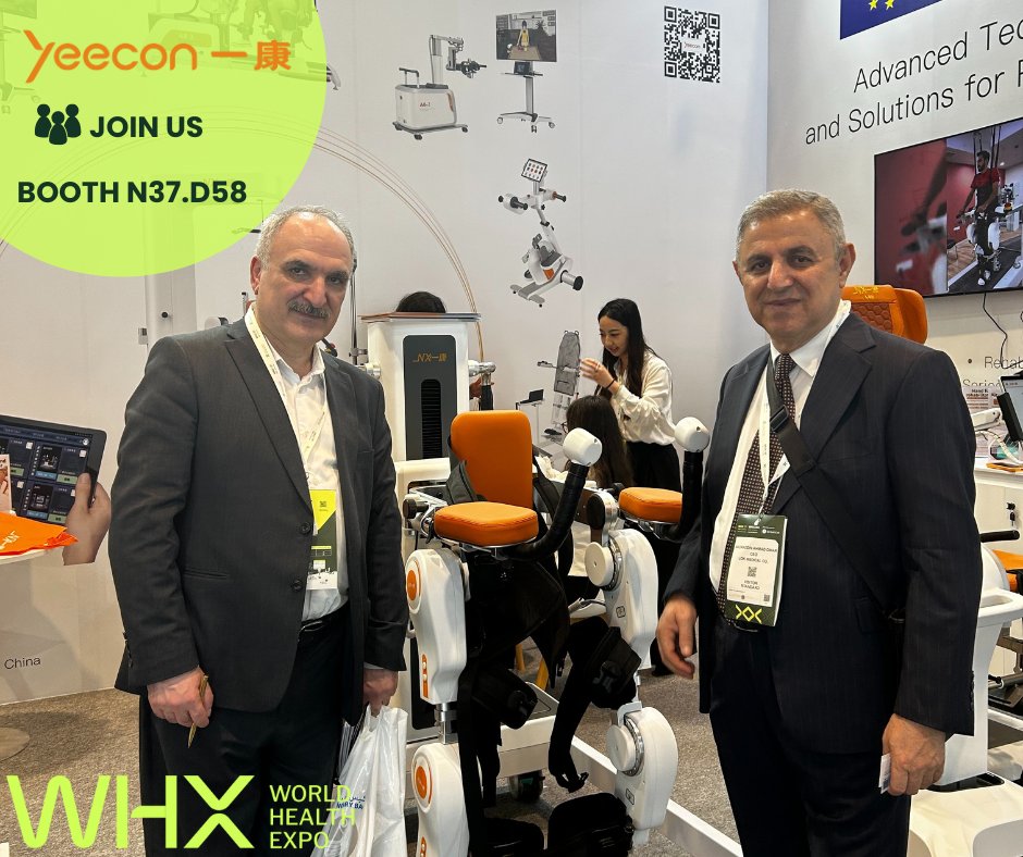 rehabrobots's tweet photo. Hello from WHX Dubai! 👋

Welcome to visit us at Booth N37.D58 ! @whx_dubai WHX Dubai 

📅Date: 09-12 February 2026
🏦Add: Dubai Exhibition Centre, UAE
📍Booth No. : N37.D58  

👉About Yikang Medical: https://t.co/jCTWk4Mc4R

#WHXDubai #WorldHealthExpo2026 #WHX2026 #ArabHealth https://t.co/CbhBJkoxqL