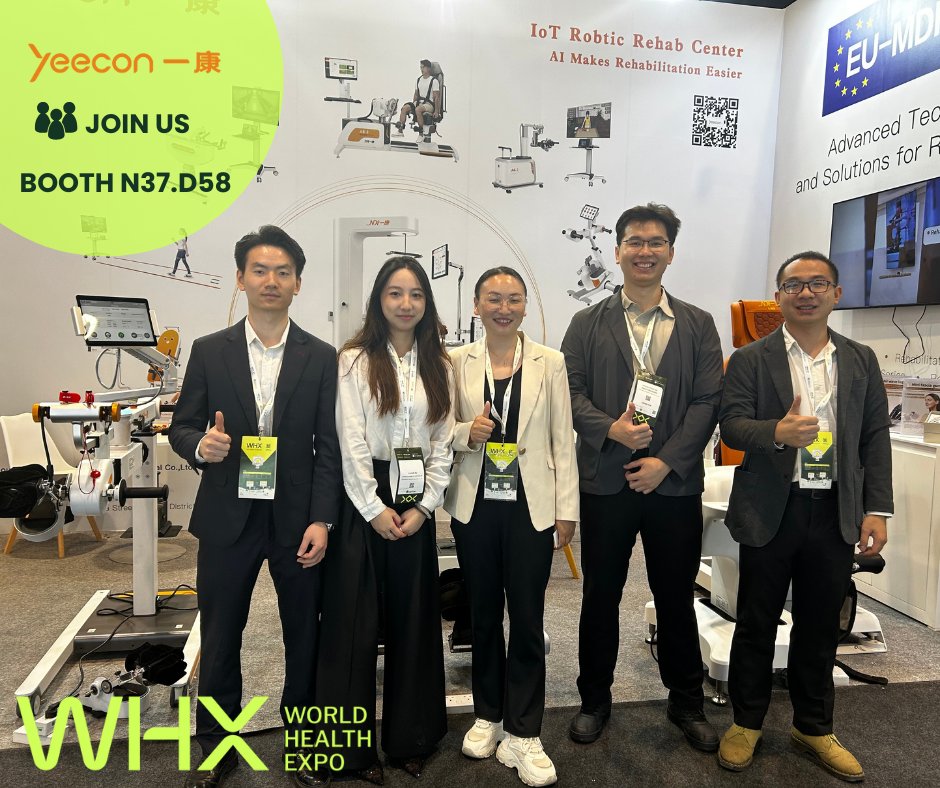 rehabrobots's tweet photo. Hello from WHX Dubai! 👋

Welcome to visit us at Booth N37.D58 ! @whx_dubai WHX Dubai 

📅Date: 09-12 February 2026
🏦Add: Dubai Exhibition Centre, UAE
📍Booth No. : N37.D58  

👉About Yikang Medical: https://t.co/jCTWk4Mc4R

#WHXDubai #WorldHealthExpo2026 #WHX2026 #ArabHealth https://t.co/CbhBJkoxqL