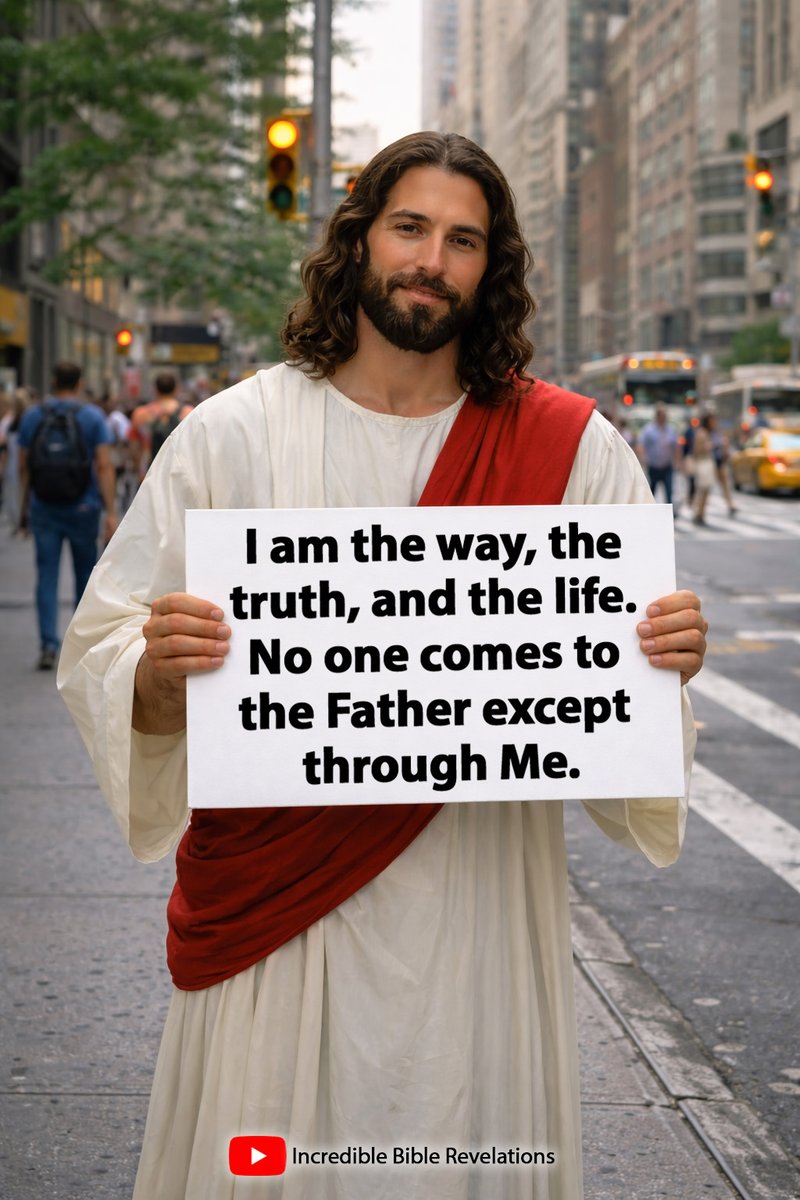 Rev14Media's tweet photo. There's only one way to the Father in Heaven, and that's through Jesus Christ. Not through Allah, Mary, Brahma, or Buddha. Jesus is the way! Like if you agree. Share if you're not ashamed of Jesus. https://t.co/OsmWXvLQ5B