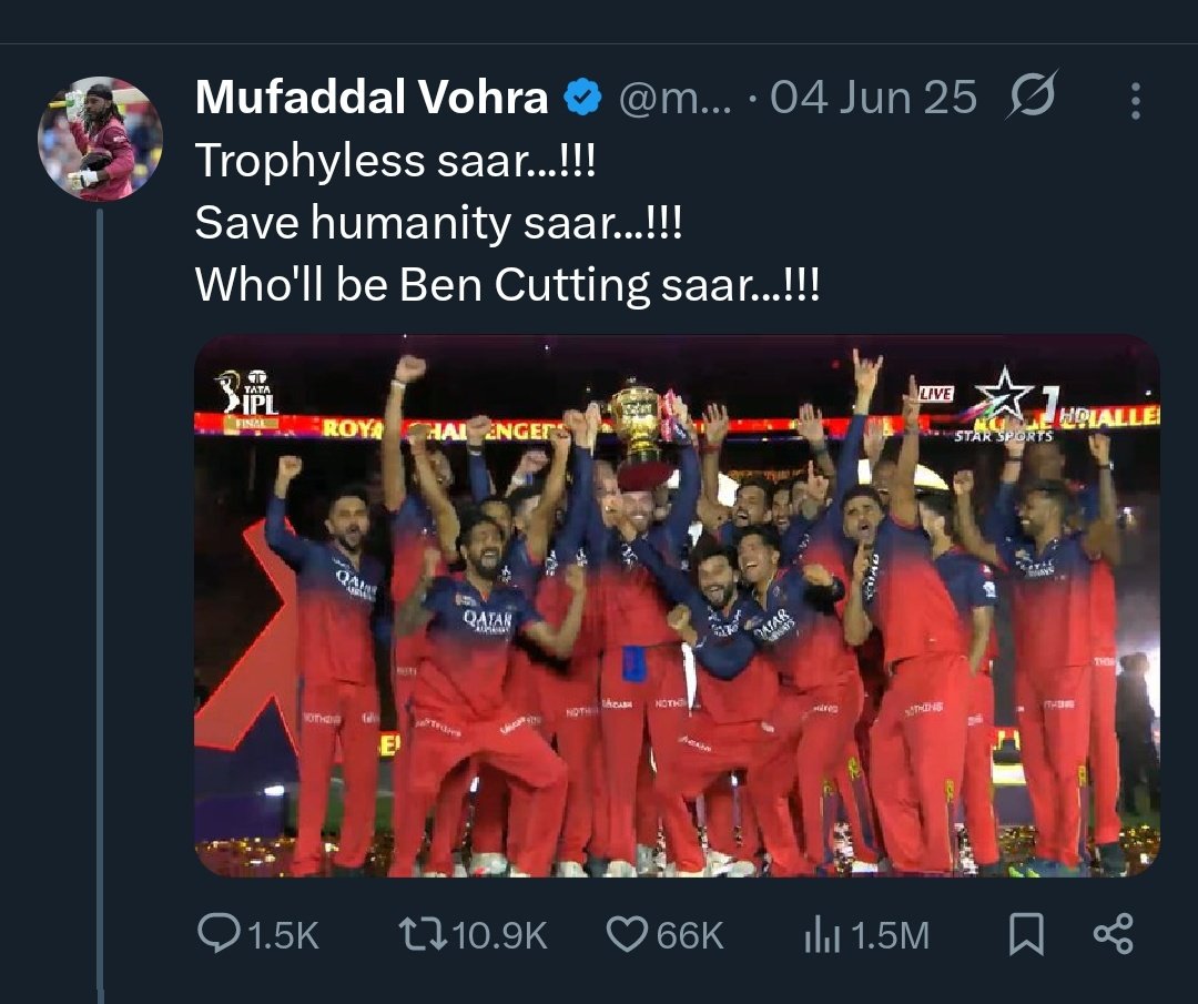 Hailkohli18's tweet photo. Best tweet by Mufa that day 🥵🔥 https://t.co/ypETq2YoIG