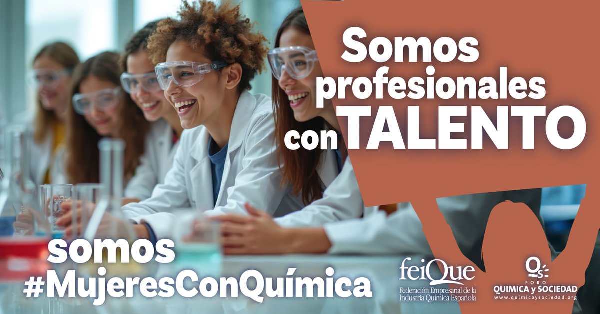 Feique_ES's tweet photo. Muchas niñas y jóvenes desconocen que la FP es una vía directa a la ciencia y la industria. Por eso, en #MujeresConQuímica damos voz a profesionales formadas en FP que ya trabajan en el sector. ¡Tu historia puede inspirar nuevas vocaciones! 

 Únete a #MujeresConQuímica compartiendo tu experiencia aquí👉https://t.co/nNrLW3F3re

#SmartChemistry #MujeryCiencia #IndustriayMujer #NiñasEnCiencia #WomenInScience #DiaMujerYNinaEnCiencia #11F #8M #FPSTEM