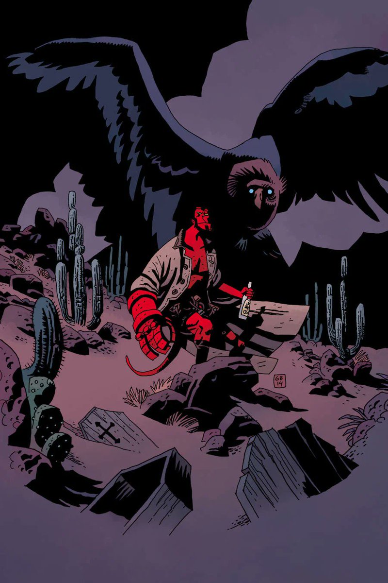 dawwe0's tweet photo. @CDReferences Here are the pictures that are not Mignola. 1/2

1 is Peter Bergting.
2 is from the Screw-On Head cartoon pilot.
3 is Ben Stenbeck.
4 is is Gabriel Ba. https://t.co/fyoEnTC5In