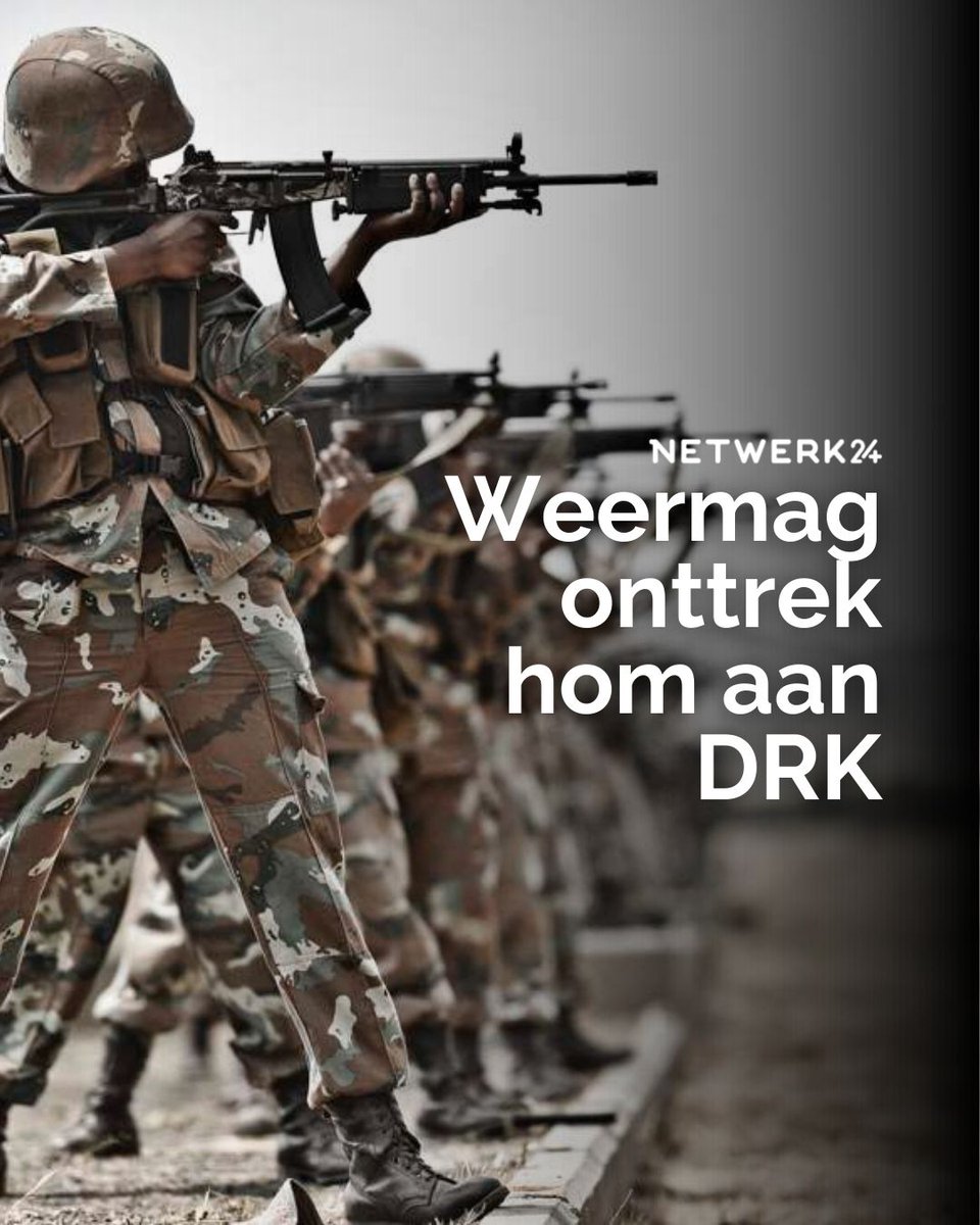 Beeld_Nuus's tweet photo. Suid-Afrika het sy militêre betrokkenheid in die Demokratiese Republiek die Kongo (DRK) opgeskort. ||#DRK #SANW #SANDF #netwerk24 #nuusinafrikaans #afrikaansenuus
https://t.co/aMs5cGbcBj https://t.co/V5EFplAJgd