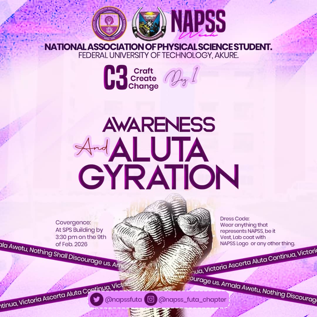 NAPSS FUTA CHAPTER tweet media