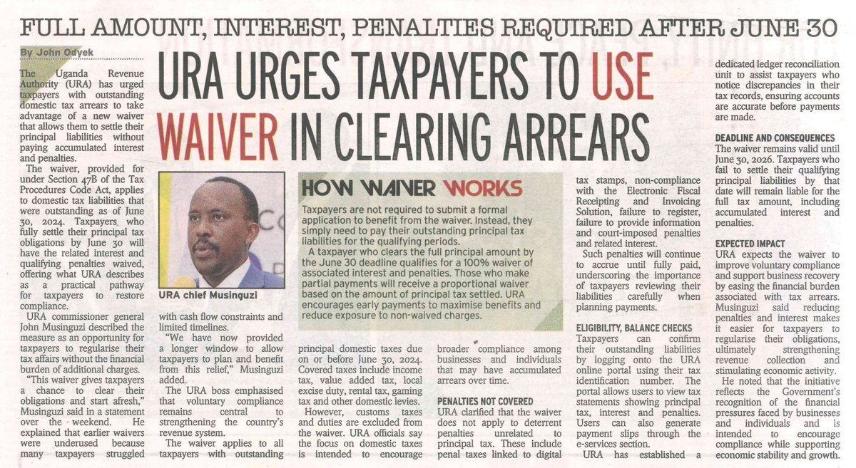 Uganda Revenue Authority tweet media