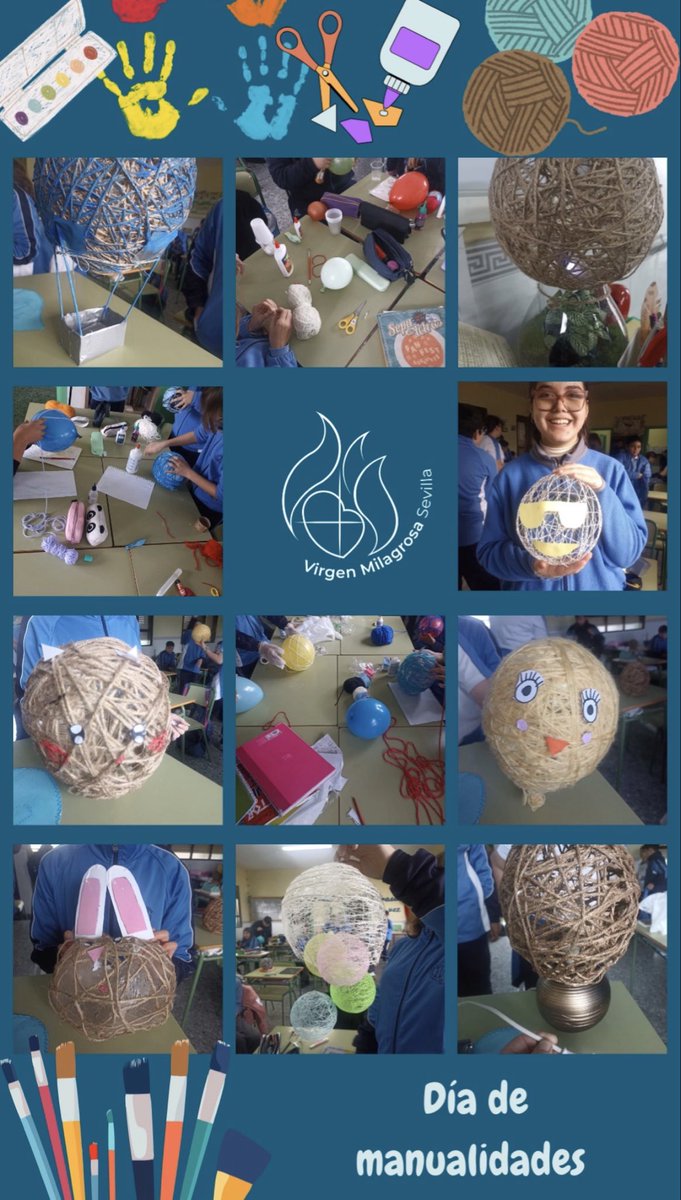 ✨ Creatividad en cada detalle ✨
Nuestras aulas se llenan de color, imaginación y mucho cariño. A través de las manualidades, el alumnado expresa lo que siente, desarrolla su creatividad y aprende que con sus manos también puede crear cosas maravillosas.
#ColegioVirgenMilagrosa