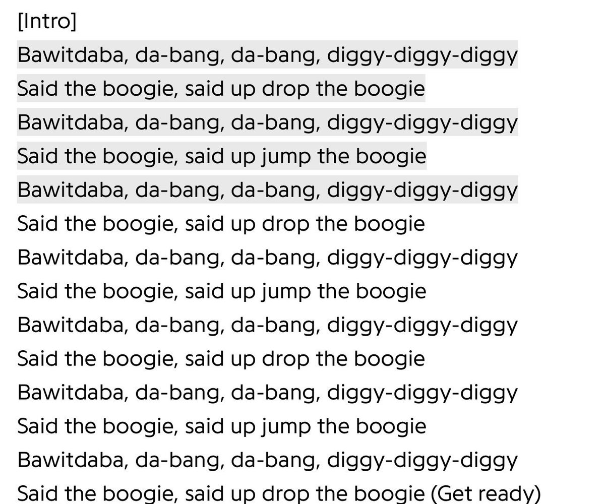 AsherMercado's tweet photo. To everyone upset that the halftime show wasn’t in English you have a right to be upset. On an unrelated note these are Kid Rock’s lyrics. https://t.co/2jhBHm4Gah