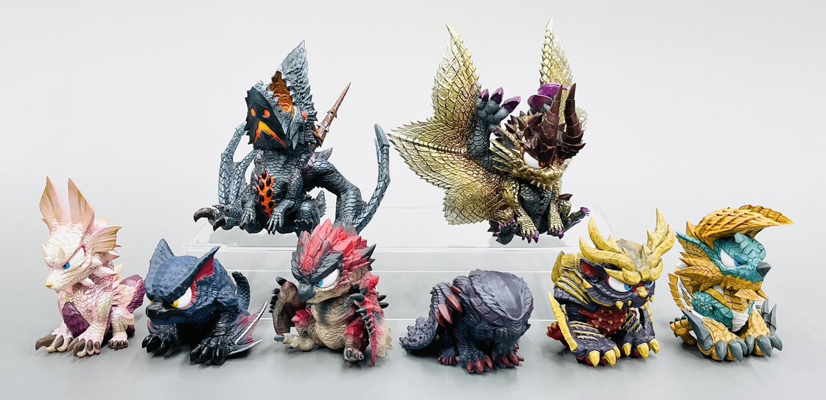 そういえば！
モンハンフェスタ2026 匠の工房に当選しておりました！

私はこの子たちを連れて参加します！
錚々たる作品達に混じって展示されるのは恐れ多いですが、よろしくお願いします〜！

#モンハンフェスタ2026