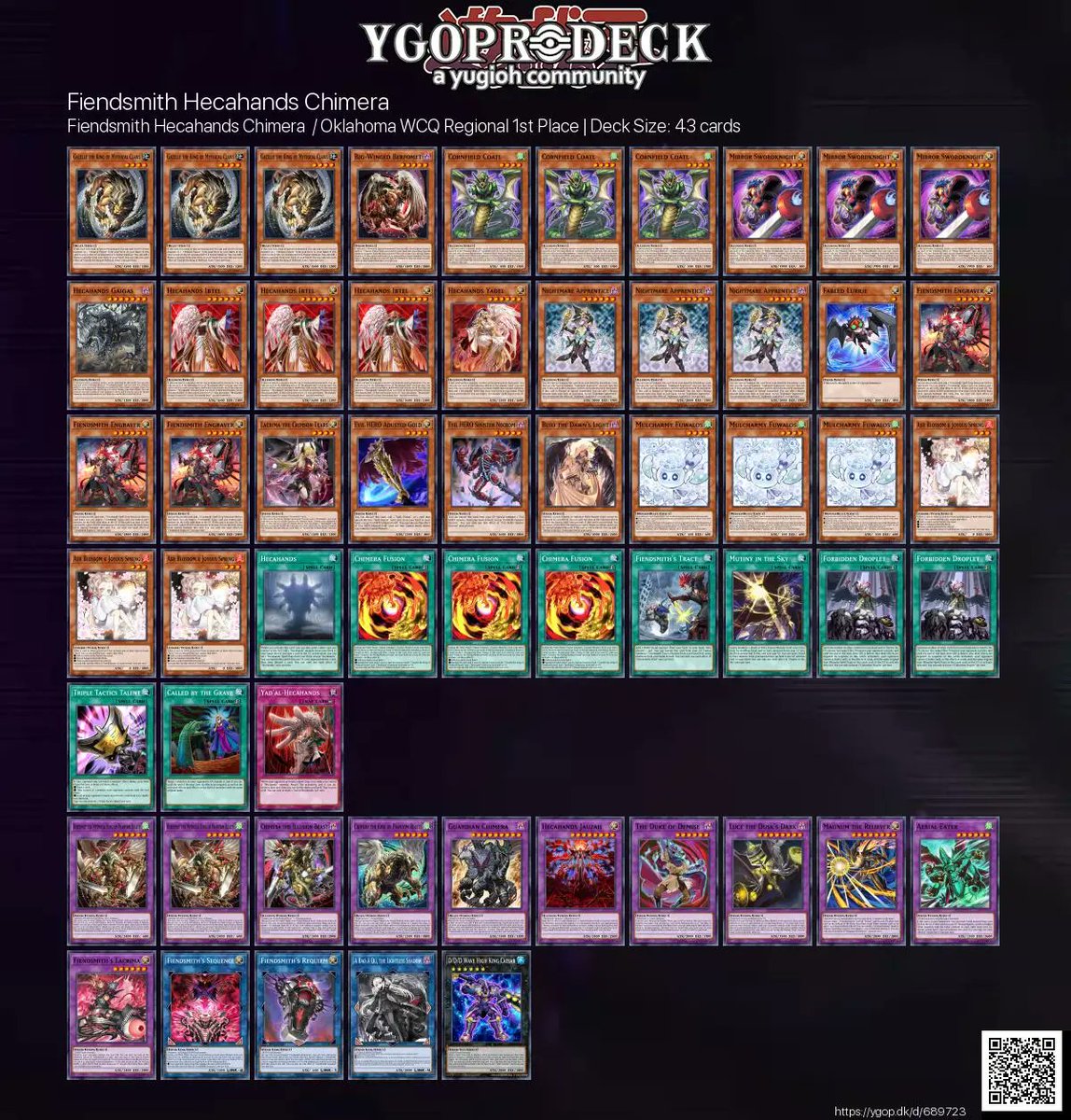 アメリカのWCQ300人規模で 【デモンスミスヘカトンケイルキマイラ】が