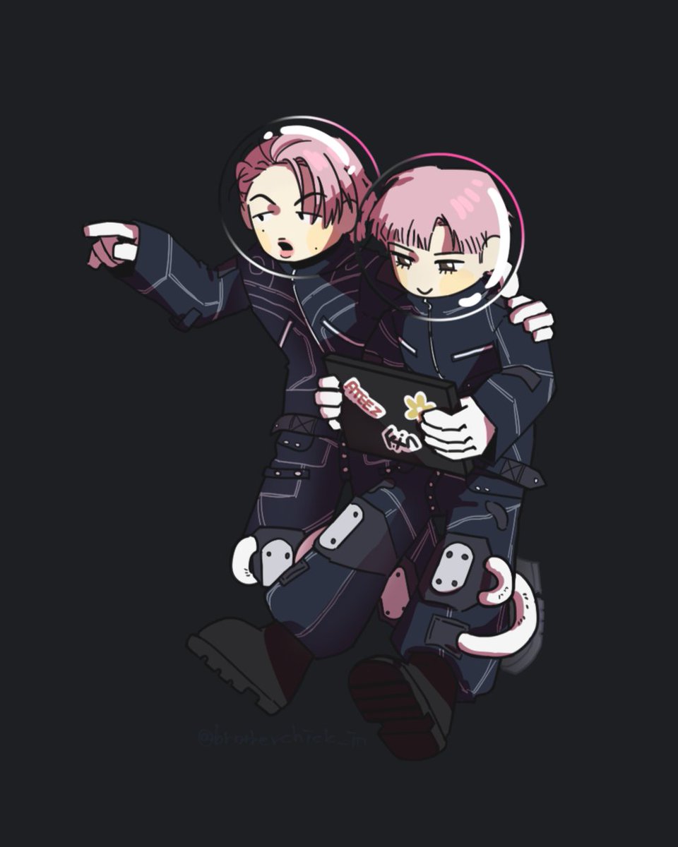 나사 핑머 도베즈 #ATEEZfanart