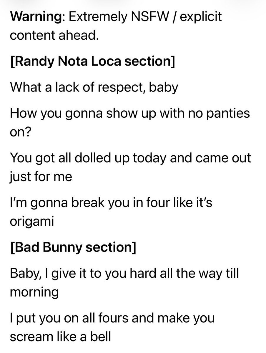 LindaG_RN's tweet photo. @StormyJ_45 I believe she is quite accurate.  Here is one of his other songs that I had translated.  He has a common theme of degeneracy.  This is who the @NFL and @nflcommish thought would be family friendly entertainment.  I wonder how the players and team owners feel about this. https://t.co/7ZpetaYYuA
