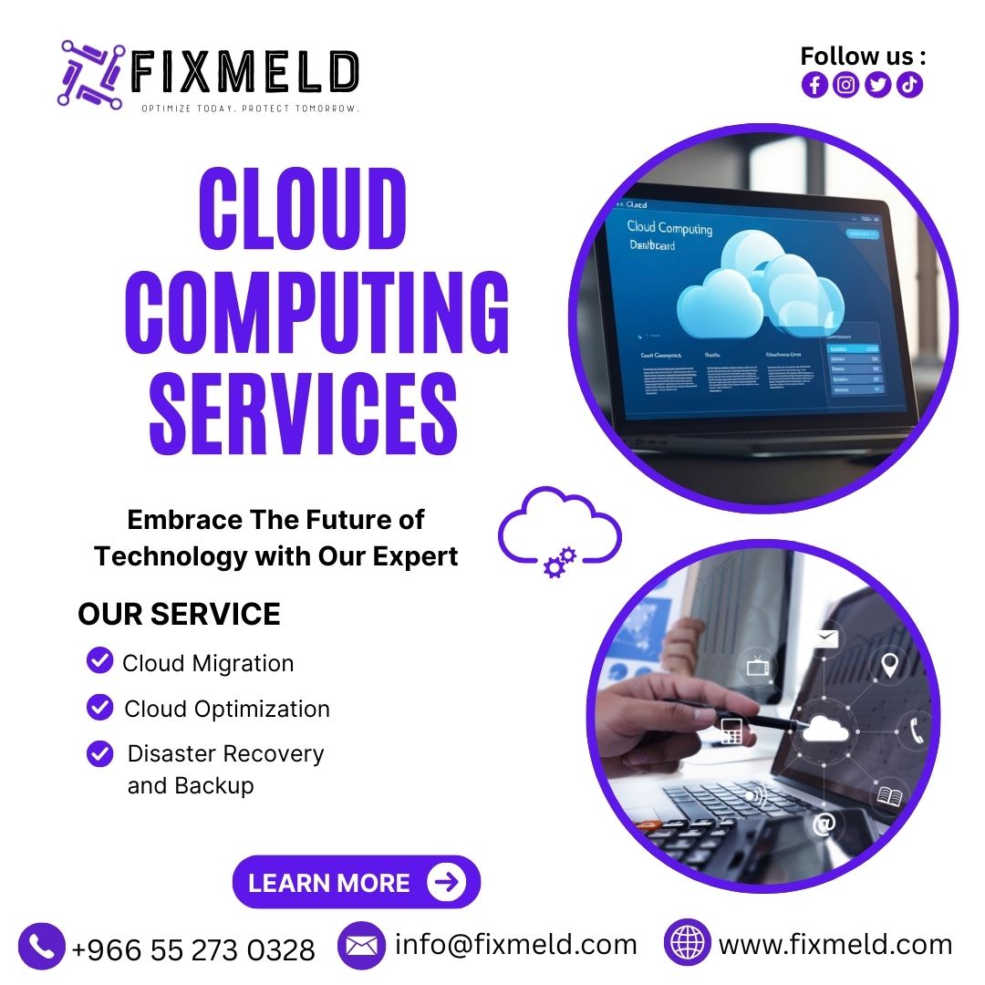 fixmeld's tweet photo. Power your business with FIXMELD Cloud Computing Services ☁️
From cloud migration to disaster recovery, we’ve got you covered.
📞 +966 55 273 0328
📧 info@fixmeld.com
🌐 https://t.co/mFtb3bfLJm

#CloudComputing #Fixmeld #CloudServices #TechSolutions #ITSupport https://t.co/IavXUeKGHe