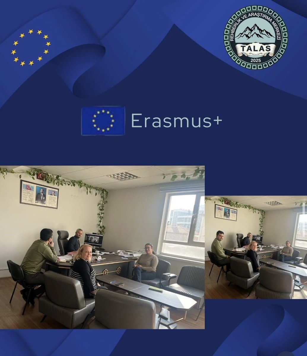 talasram's tweet photo. Talas Rehberlik ve Araştırma Merkezi olarak, Erasmus+ proje geliştirme çalışmamız kapsamında Avrupa’daki olası ortaklarımızla bir araya geldik. Çevrim içi gerçekleştirdiğimiz toplantıda projemizi planladık, fikir alışverişinde bulunduk. @tcmeb @MebOrgm @kayserimem @TalasMEM https://t.co/ONLHSvi6EI