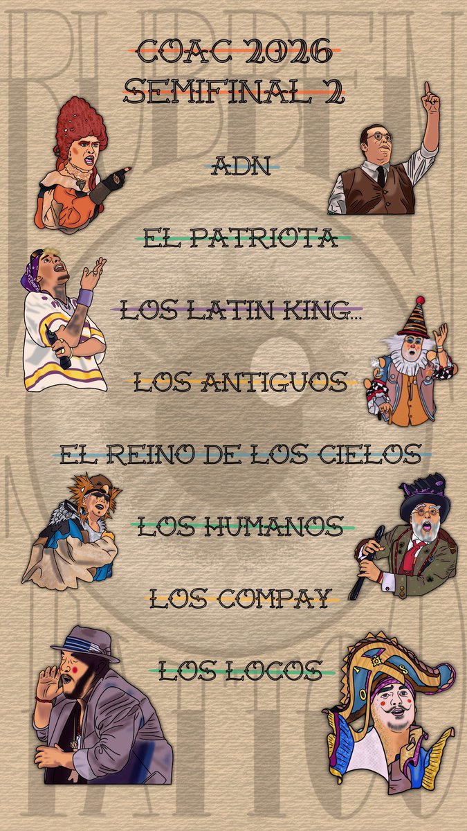 Hoy, segunda semifinal!
#COAC2026S2