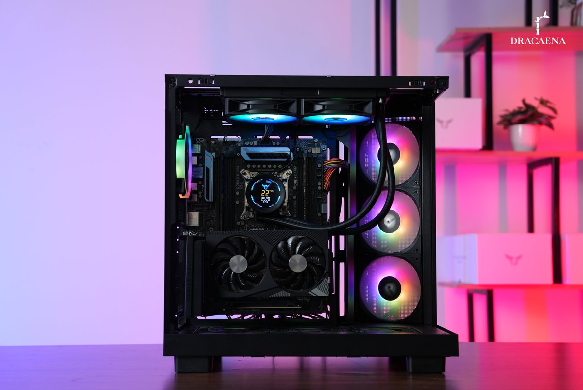 dracaena_tech's tweet photo. Following the success of our AIO Dual Screen, we’re introducing a more refined take on intelligent cooling.

The Osprey 240mm AIO Single Screen features a 2400RPM ceramic-bearing pump, full copper radiator, and smart PWM fans - delivering up to 240W TDP cooling with low noise and long-term stability.

👉 Take a first look: https://t.co/iHeEKlPFzy

#AIOCooler #PCBuild #CustomPC #Dracaena