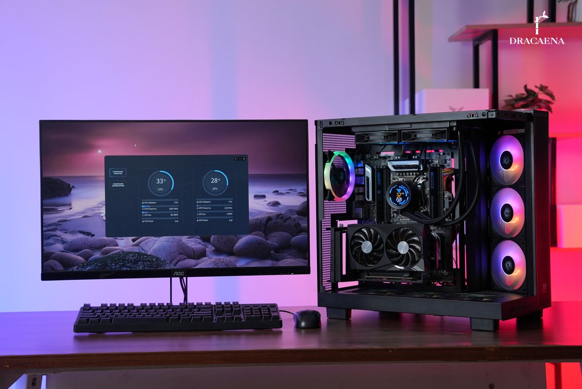 dracaena_tech's tweet photo. Following the success of our AIO Dual Screen, we’re introducing a more refined take on intelligent cooling.

The Osprey 240mm AIO Single Screen features a 2400RPM ceramic-bearing pump, full copper radiator, and smart PWM fans - delivering up to 240W TDP cooling with low noise and long-term stability.

👉 Take a first look: https://t.co/iHeEKlPFzy

#AIOCooler #PCBuild #CustomPC #Dracaena