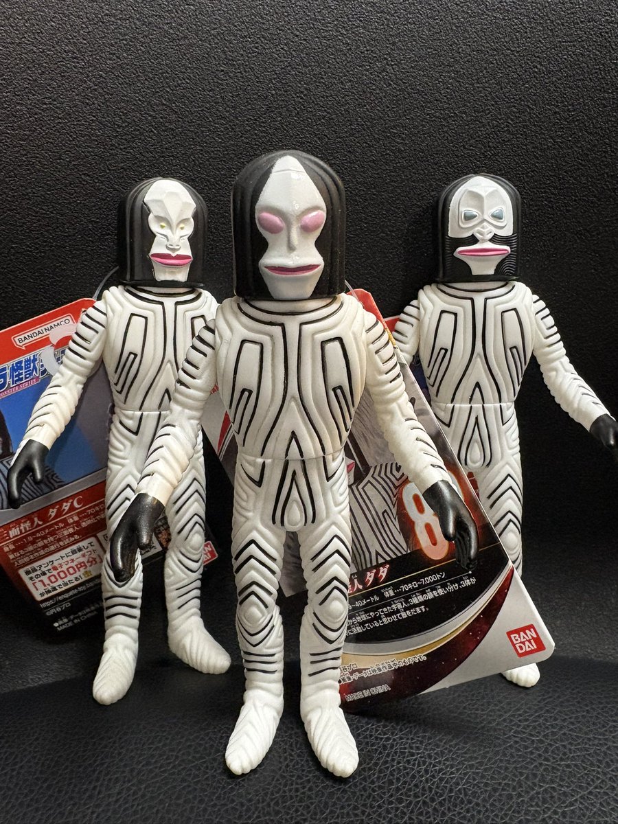 ダダA。基本のお顔。500シリーズはこの大きさながら、かなり細かい造形