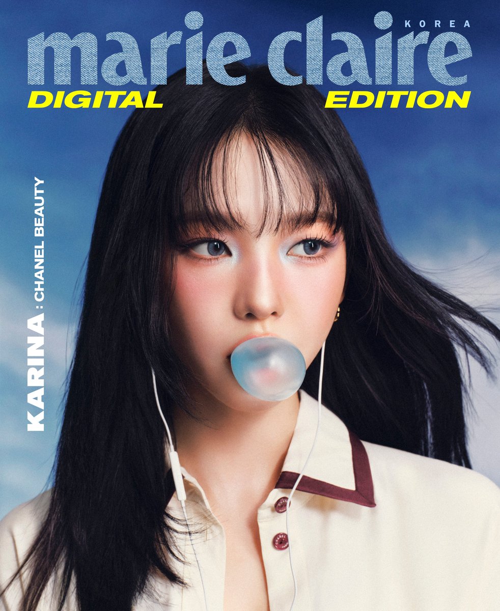 marieclairekr's tweet photo. #제작협찬 #샤넬뷰티 의 앰버서더 #카리나 가 장식한 #마리끌레르코리아 디지털 커버.📸 자유와 청춘의 무드를 그려낸 카리나의 새로운 비주얼을 지금 확인해 보세요.✨

@aespa_official #에스파 #Aespa #Karina #샤넬뷰티 #샤넬메이크업 #샤넬데님메이크업컬렉션 #샤넬데님컬렉션 #DenimMakeupCollection