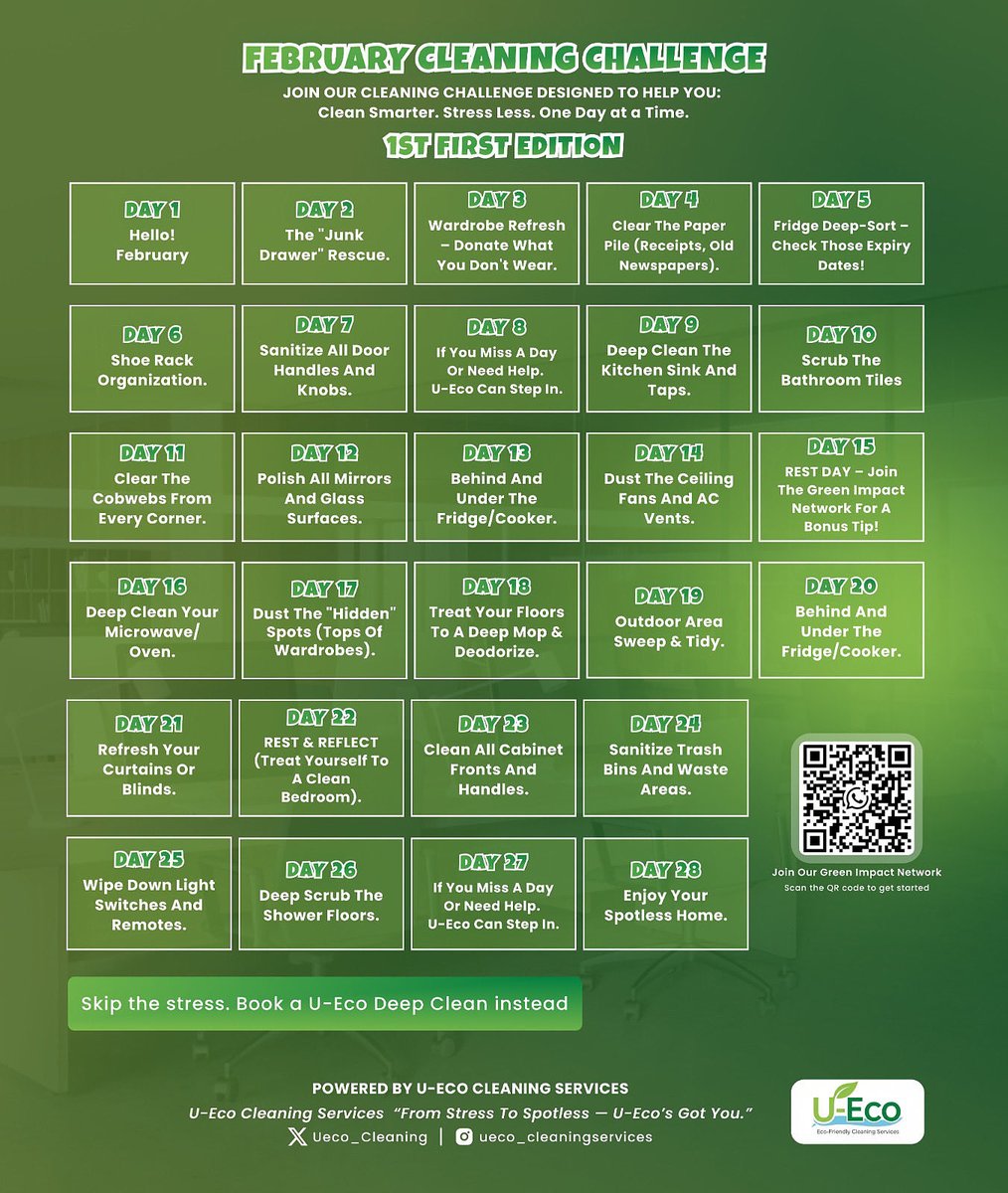 Ueco_Cleaning's tweet image. It’s the start of a new week! How is your February Challenge going so far? 

Today, we are focusing on a space that serves the whole family every single day.

Today’s Mission: Deep Clean the Kitchen Sink &amp;amp; Taps.

Pro-Tip: Don’t just rinse it. 
#ilorin #cleansmarter #kitchenreset