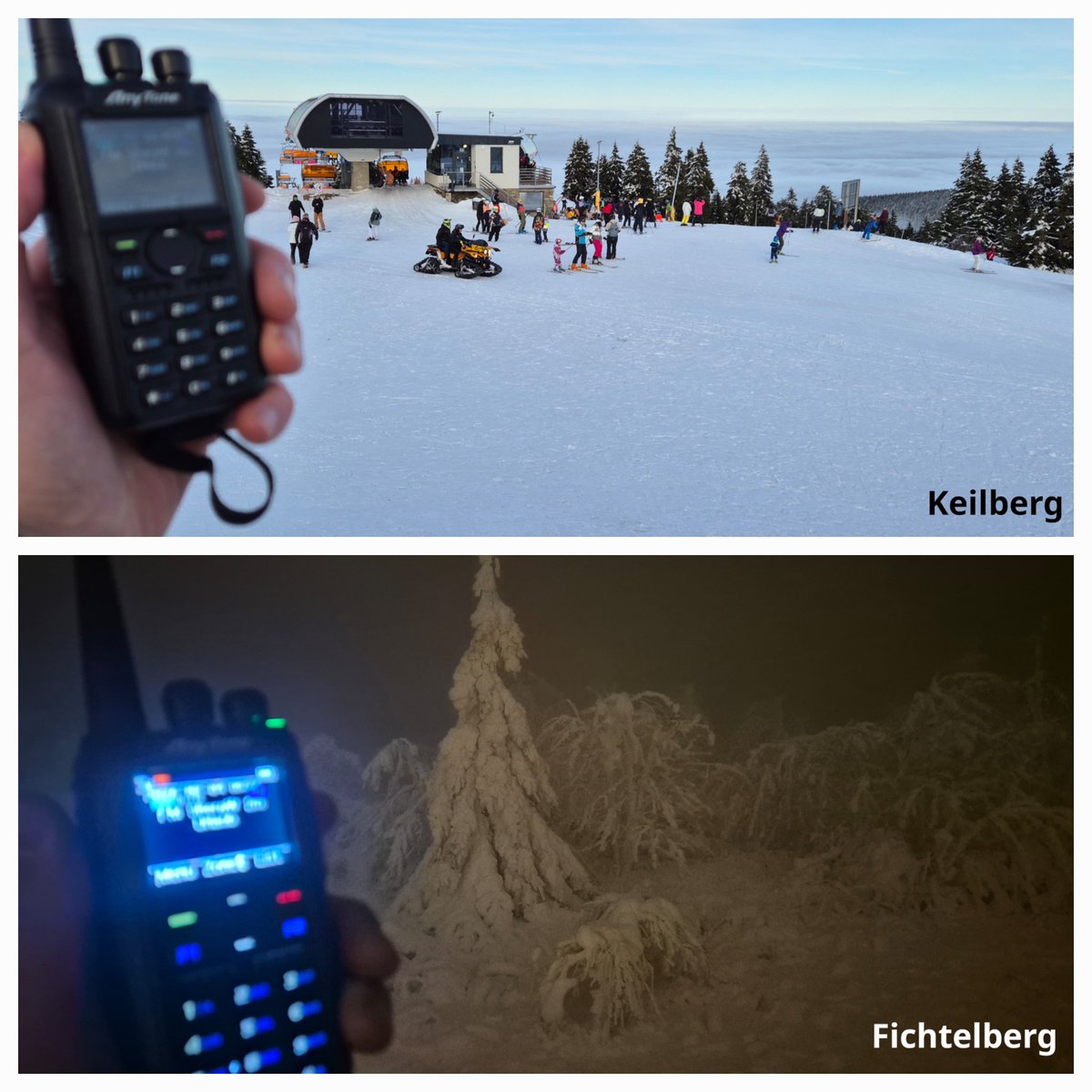 dl7mo's tweet photo. In the mountains I always enjoy activating summits with #hamradio. Last week I missed some QSOs to earn #SOTA points from Klínovec, but at least managed to collect 2 points for Sächsischer Bergwettbewerb #SBW. #Amateurfunk https://t.co/Pwu1vHkPlS