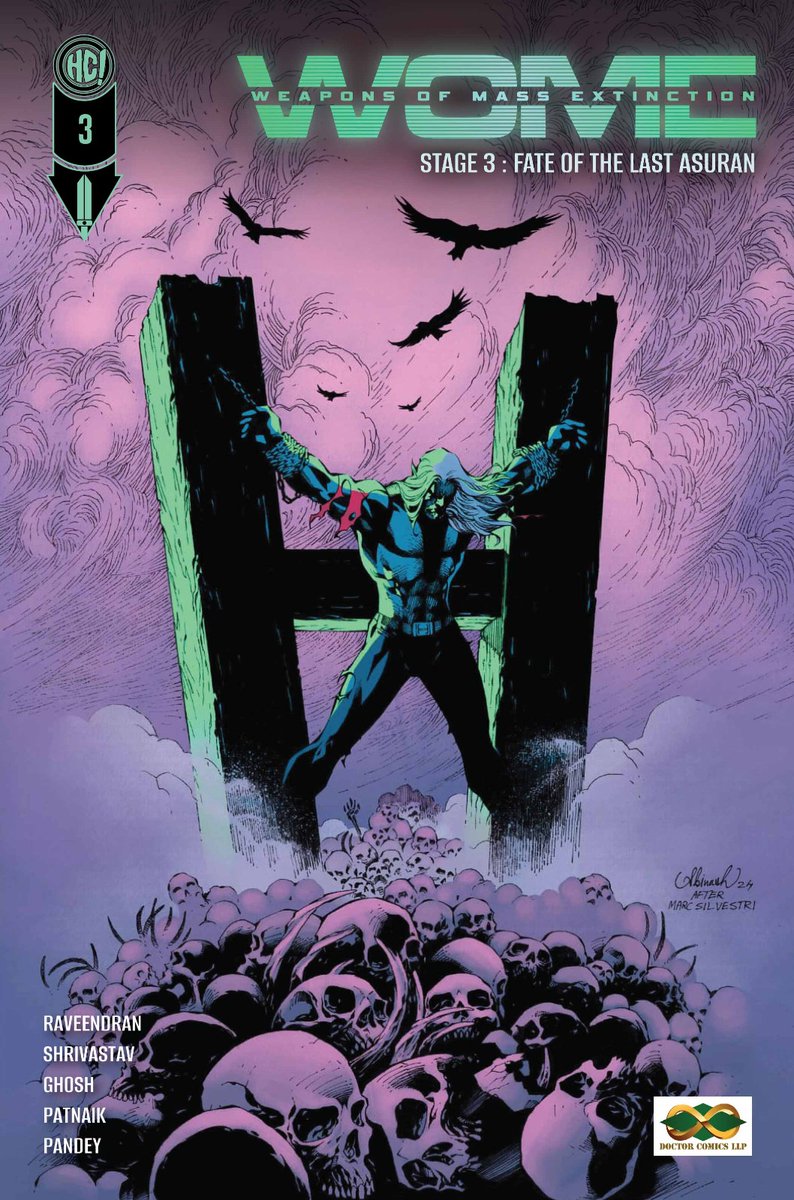 HolyCowEnt's tweet photo. WOME 3: Fate of The Last Asuran pre orders are now on with: https://t.co/jAy1jESA2t

Beautiful cover homage by Abinash Ghosh to the great @Marc_Silvestri 

#comicbooks #indiancomicbooks #wome #thelastasuran #indiecomics #makingcomics #vivekgoel #mma #desh #newrelease #haladweep https://t.co/J7hJyJZpO3