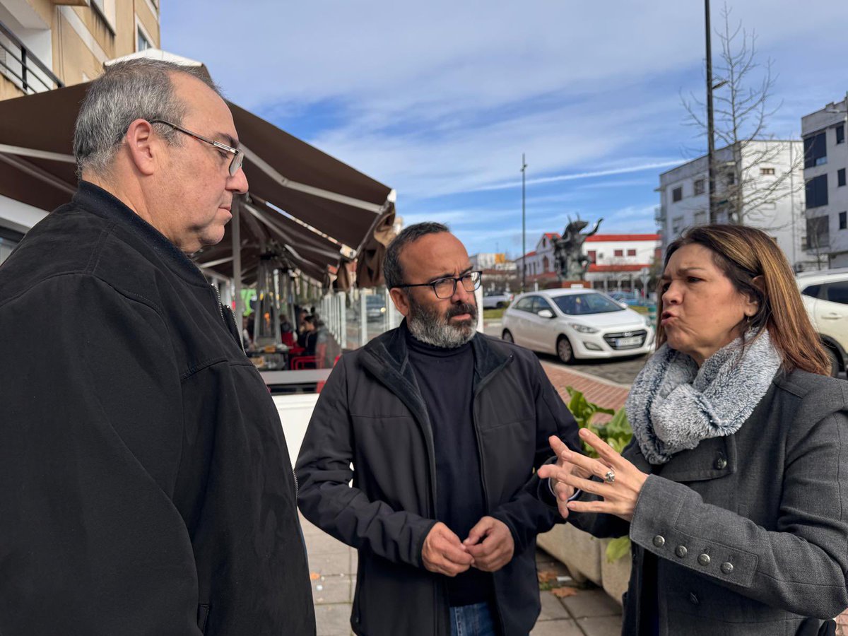 Este domingo hemos estado junto a los compañeros de PSOE de Coria, conociendo y analizando la situación que ha dejado el paso de las últimas borrascas por la localidad.