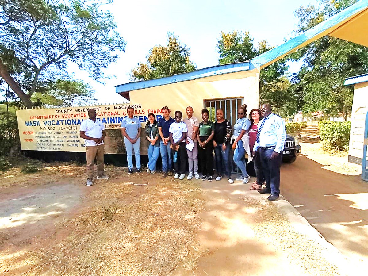 kenyaDek's tweet photo. Last week, DEK and partners embarked on an inspiring journey across Machakos, Kiambu, and Kajiado counties visiting 4 Vocational training centers to champion inclusion, access and empowerment for the PWD community.
#inn2winproject
#DisabilityInclusion
#InclusiveEducation
#TVET https://t.co/ZGaKtvTgFZ