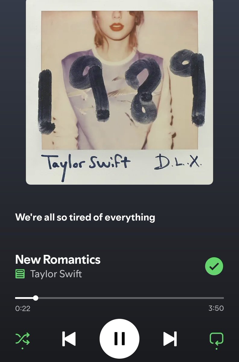 I'll never understand why this isn't as big as blank space or style