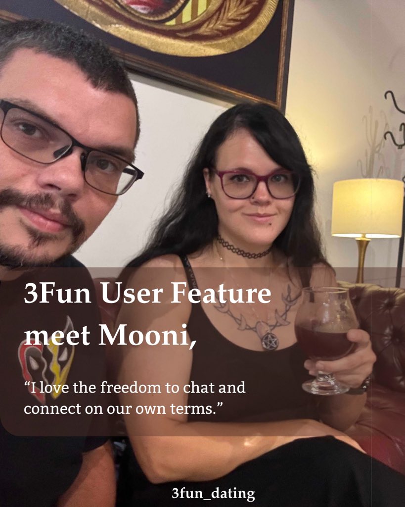 3fun_app's tweet image. Mooni is new to 3Fun and already loving the vibes! She and her partner joined to explore their sexuality together with other women, and so far, 3Fun has felt like the perfect space for them.

👉 Tap the link in our bio to download 3Fun

#3fun #lifestyle #openminded #enm #polyam