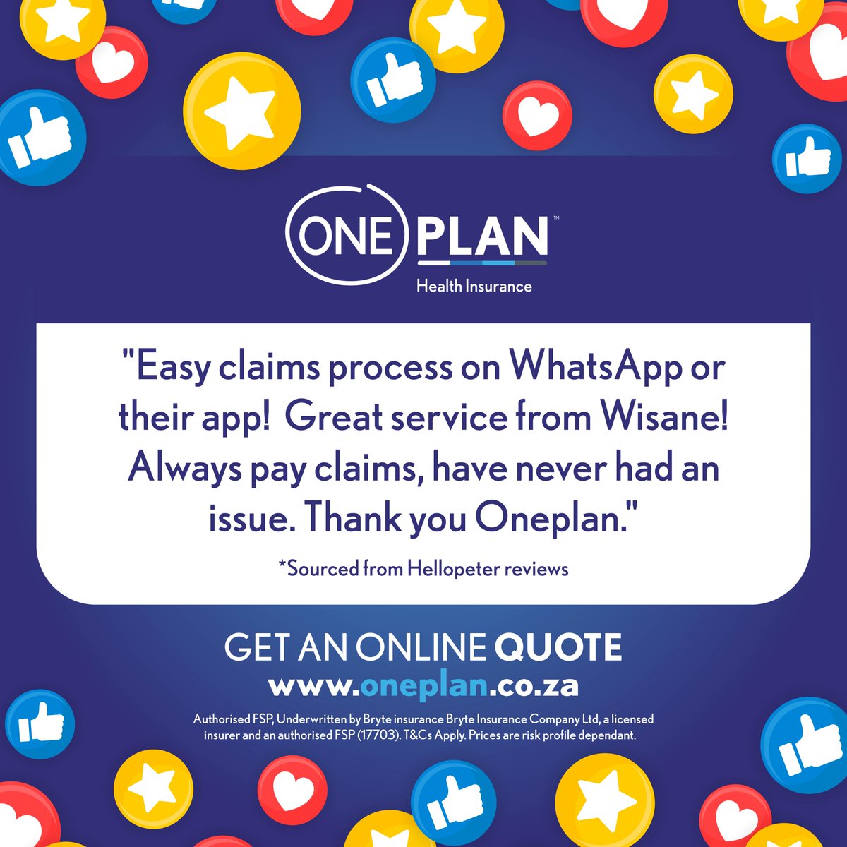 Oneplan Health Insurance tweet media