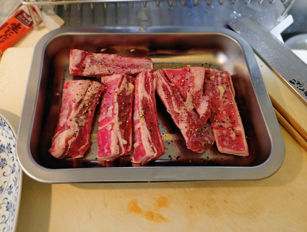 あとは焼くのみ(´・ω・｀)