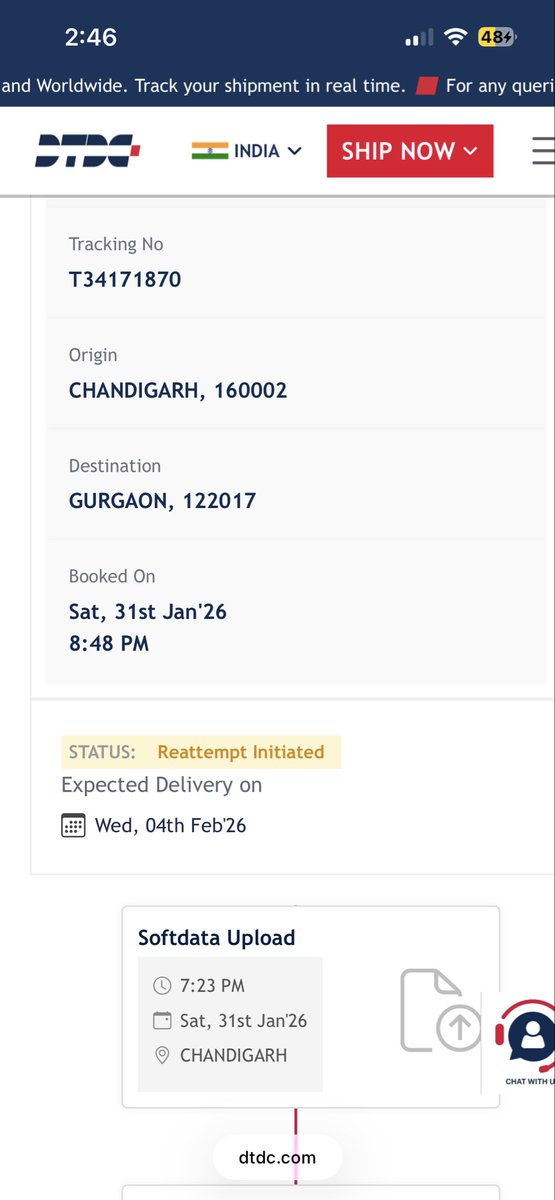 IAMNegi_'s tweet photo. @DTDCIndia still not delivered! https://t.co/b5EH4Qwr5N