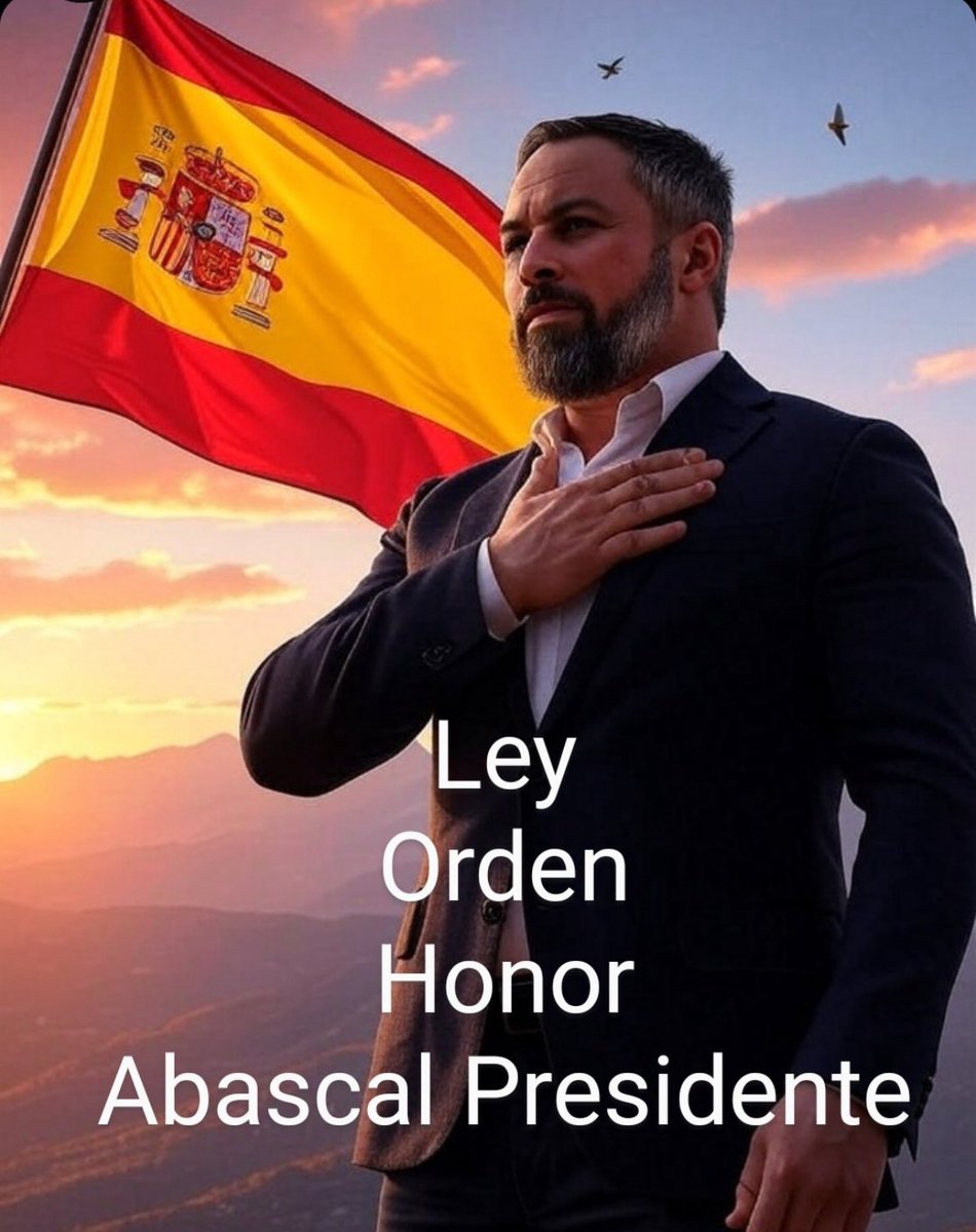 SANTIAGO ABASCAL FUTURO PRESIDENTE DE ESPAÑA!!!
VOLVEREMOS A HACER A ESPAÑA GRANDE OTRA VEZ!!!