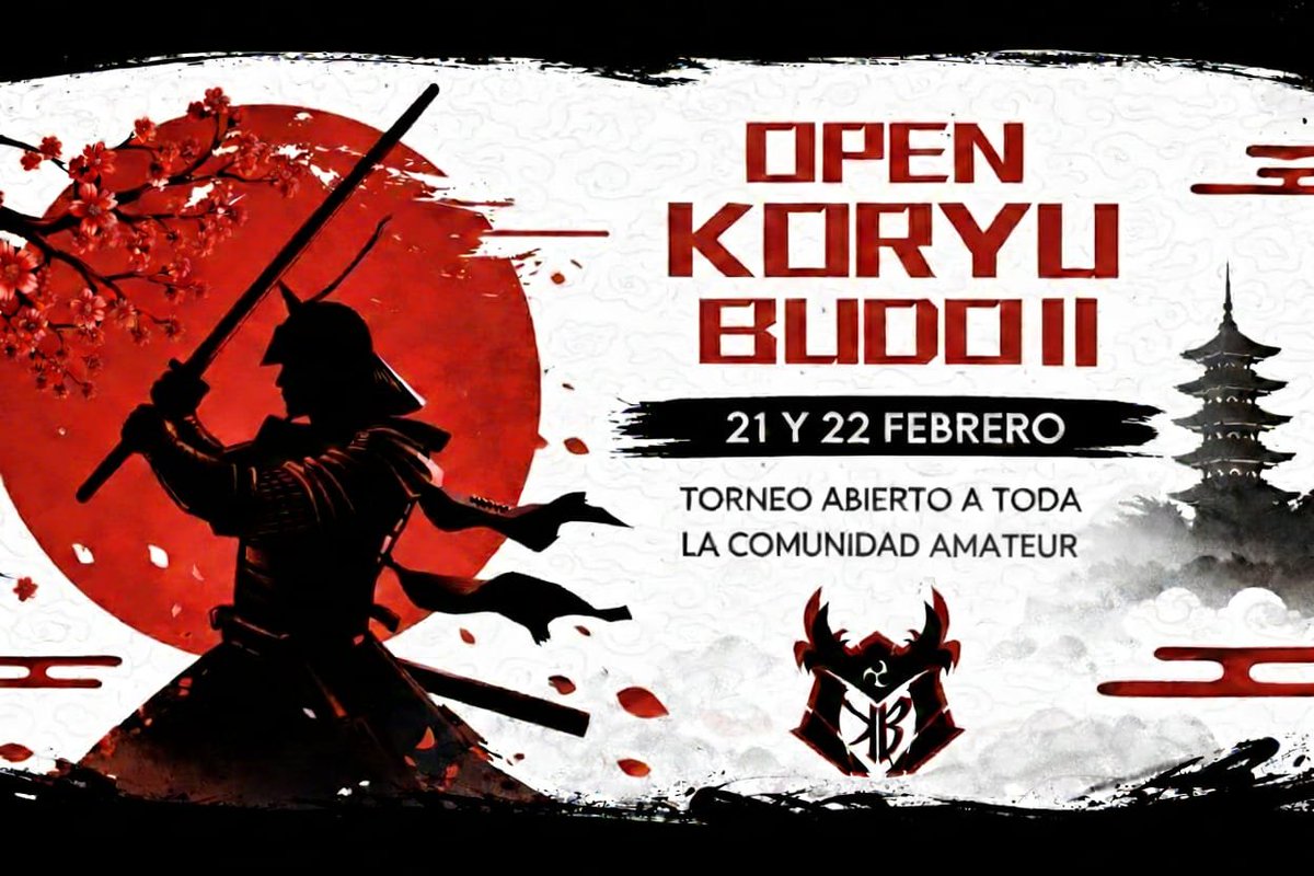 Buenos días familia.
Vamos con la primera sorpresa que tenemos preparada.
Tenemos fecha para el OPEN KORYU BUDO II.
Se realizará los días 21 y 22 de febrero.
El equipo ganador se llevará un trofeo personalizado de vencedor.
El torneo está abierto a toda la comunidad amateur