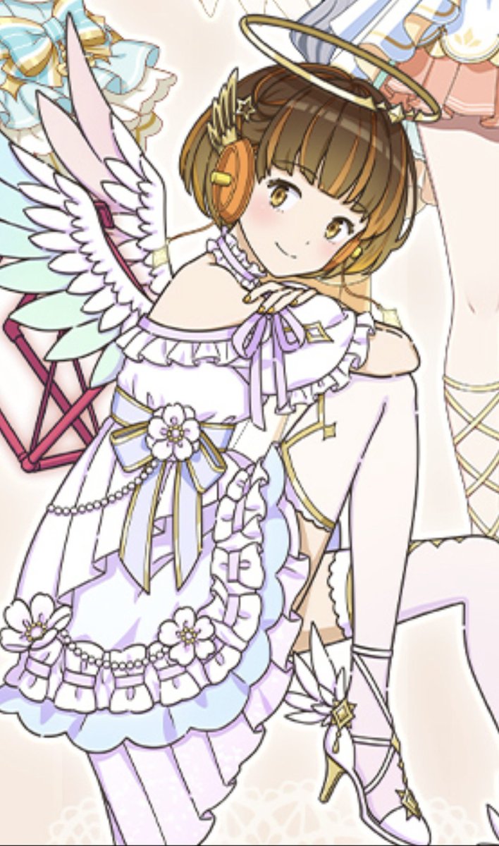 いろはさん、新立ち絵マジ天使みたいだよー！ (でもやっぱり顔違う