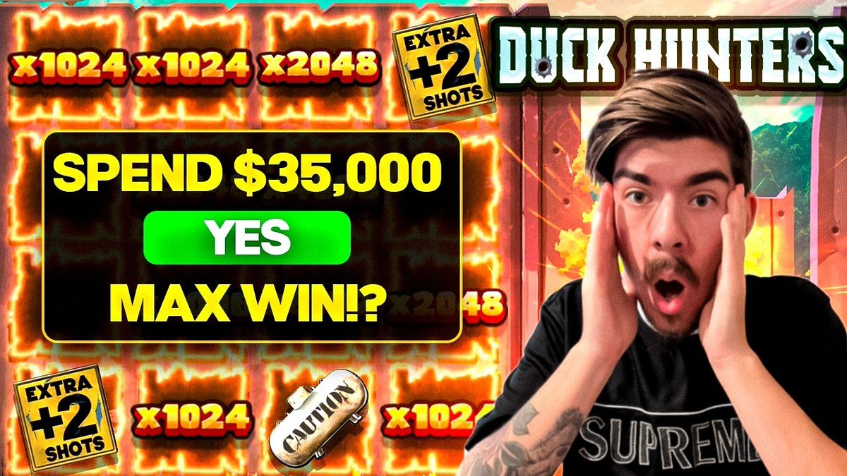 tckgg's tweet photo. SPENDING $35,000 on DUCK HUNTERS! (MAX WIN!?) 🦆

25$ Giveaway 💸

1⃣ Like + RT
2⃣ Like + Comment & Watch The Video (RT w/proof)
3⃣ Follow @tckgg 

COME SHOW SOME LOVE BOYS!! 🫶