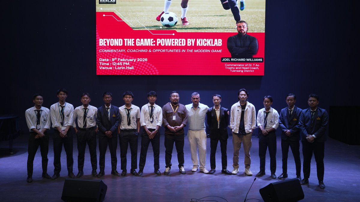 Tetso College conducted a lively vibrant session with Mr. Joel Richard Williams to talk about his initiatives with the institute in nurturing football passions for the youths of the state.