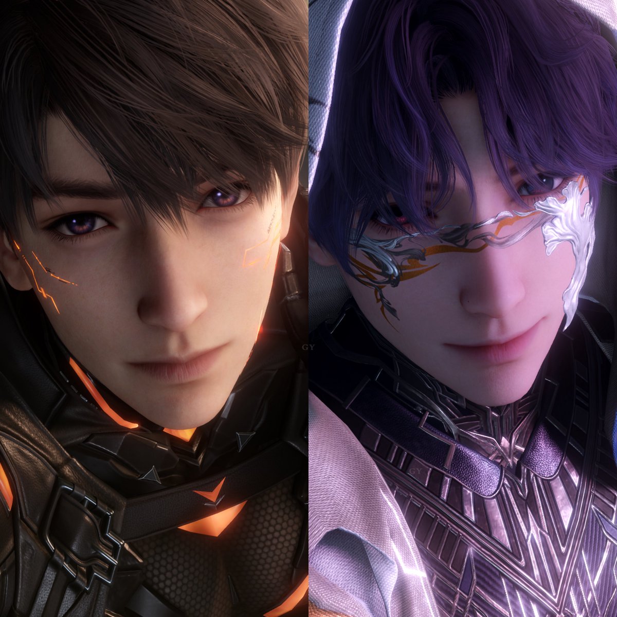 when caleb and rafayel look up at you like this