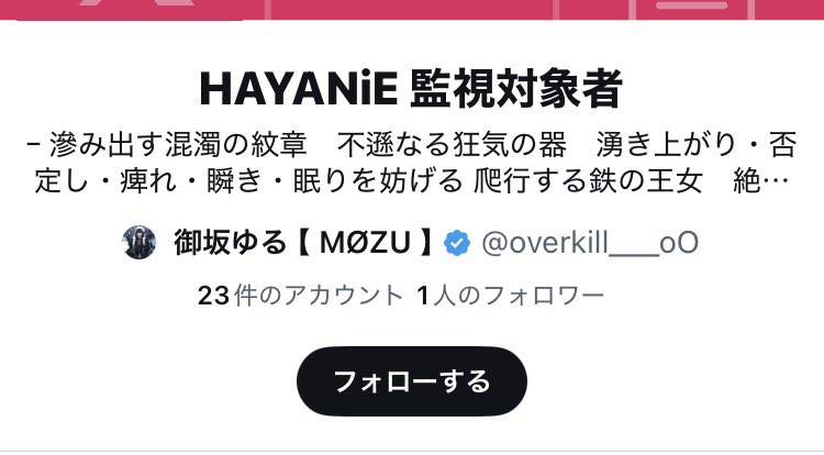 気をつけた方がいい人これ見りゃわかるってことか、MØZUのオタクやべえやつしかおらん