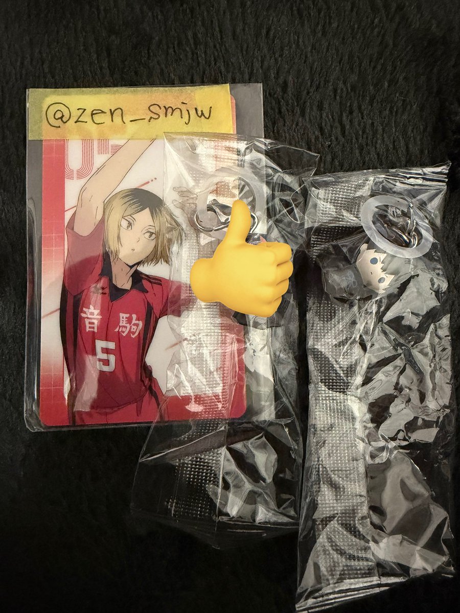 zen_smjw's tweet photo. 【交換】
ハイキュー!! めじるしアクセサリー ガチャガチャ

譲）影山

求)研磨

📮郵送交換希望
お気軽にお声掛けください！ https://t.co/DRBSbo54ZM